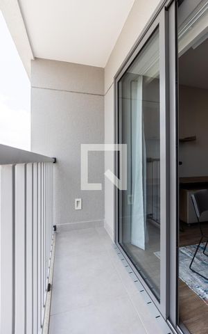 Studio à venda com 28m², 1 quarto e sem vagaVaranda