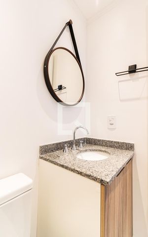 Apartamento para alugar com 29m², 1 quarto e sem vaga Apartamento para alugar com 29m², 1 quarto e sem vagaBanheiro