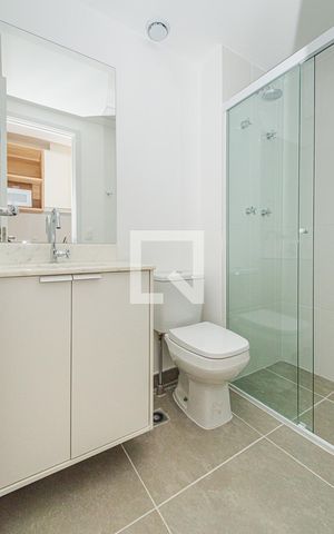 Apartamento para alugar com 25m², 1 quarto e sem vaga Apartamento para alugar com 25m², 1 quarto e sem vagaBanheiro