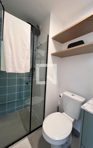Apartamento à venda com 26m², 1 quarto e sem vagaBanheiro da Suíte