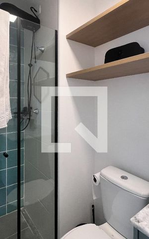 Apartamento à venda com 26m², 1 quarto e sem vagaBanheiro da Suíte
