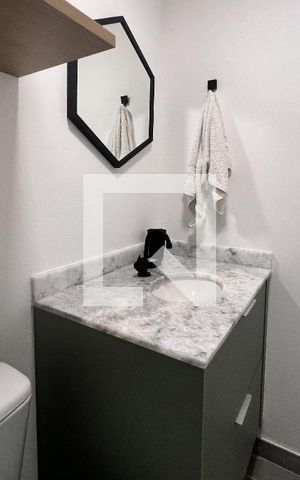 Apartamento à venda com 26m², 1 quarto e sem vagaBanheiro da Suíte