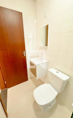 Casa para alugar com 97m², 2 quartos e 1 vagaBanheiro da Suíte 1