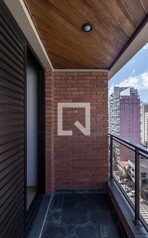 Studio para alugar com 42m², 1 quarto e 1 vaga Studio para alugar com 42m², 1 quarto e 1 vagaVaranda do Quarto