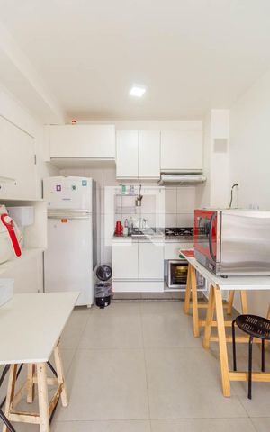 Apartamento à venda com 35m², 1 quarto e sem vagaCozinha 