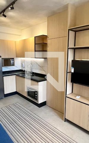 Apartamento para alugar com 37m², 1 quarto e 1 vaga Apartamento para alugar com 37m², 1 quarto e 1 vagaSala