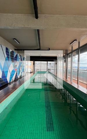 Apartamento para alugar com 37m², 1 quarto e 1 vaga Apartamento para alugar com 37m², 1 quarto e 1 vagaPiscina