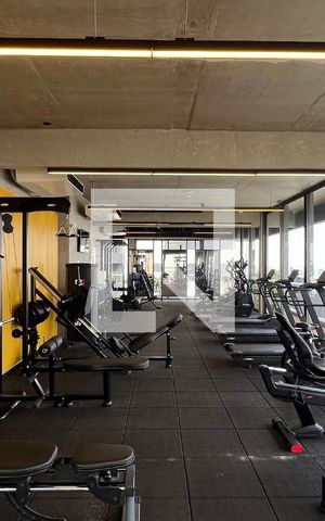Apartamento para alugar com 37m², 1 quarto e 1 vaga Apartamento para alugar com 37m², 1 quarto e 1 vagaAcademia