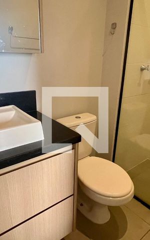 Apartamento para alugar com 37m², 1 quarto e 1 vaga Apartamento para alugar com 37m², 1 quarto e 1 vagaBanheiro da Suíte