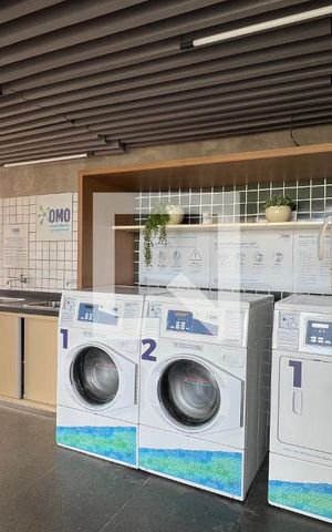 Apartamento para alugar com 37m², 1 quarto e 1 vaga Apartamento para alugar com 37m², 1 quarto e 1 vagaLavanderia