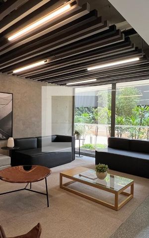 Apartamento para alugar com 37m², 1 quarto e 1 vaga Apartamento para alugar com 37m², 1 quarto e 1 vagaHall