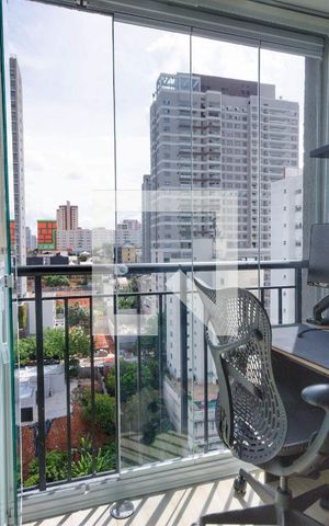 Apartamento para alugar com 33m², 1 quarto e sem vagaVaranda