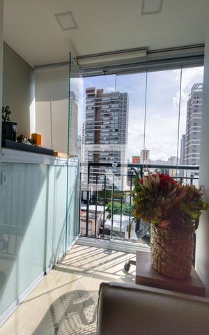 Apartamento para alugar com 33m², 1 quarto e sem vagaVaranda