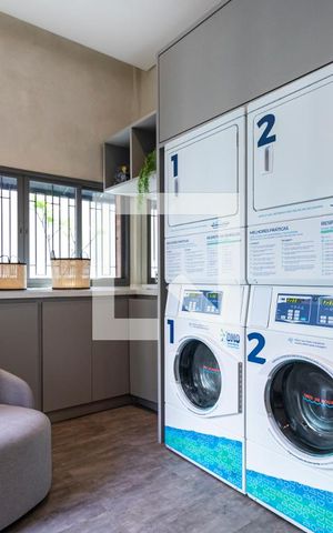 Studio para alugar com 27m², 1 quarto e sem vagaÁrea comum - Lavanderia