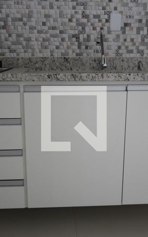 Studio para alugar com 36m², 1 quarto e 1 vagaDetalhe da cozinha