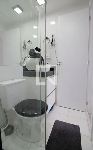 Apartamento à venda com 24m², 1 quarto e sem vaga Apartamento à venda com 24m², 1 quarto e sem vagaBanheiro da Suíte