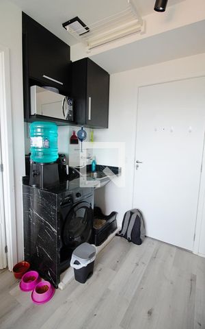 Apartamento à venda com 24m², 1 quarto e sem vaga Apartamento à venda com 24m², 1 quarto e sem vagaCozinha e Área de Serviço