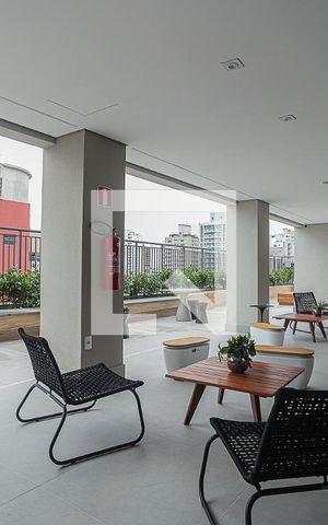 Apartamento para alugar com 26m², 1 quarto e sem vagaChurrasqueira