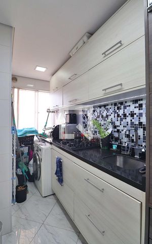 Apartamento à venda com 60m², 3 quartos e 1 vagaCozinha e Área de Serviço
