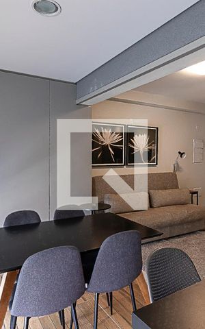 Studio para alugar com 41m², 1 quarto e 1 vaga Studio para alugar com 41m², 1 quarto e 1 vagaVaranda