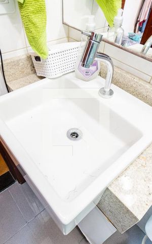 Apartamento à venda com 66m², 3 quartos e 2 vagas Apartamento à venda com 66m², 3 quartos e 2 vagasBanheiro da Suíte