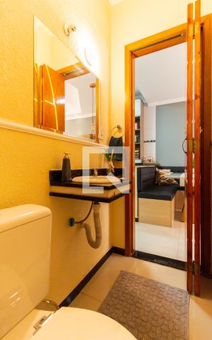 Casa de condomínio à venda com 70m², 3 quartos e 1 vagaLavabo