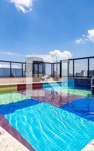 Apartamento à venda com 43m², 1 quarto e 1 vaga Apartamento à venda com 43m², 1 quarto e 1 vagaPiscina