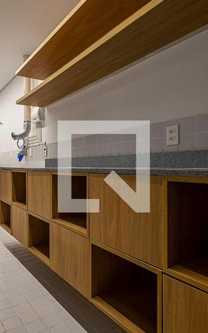 Studio para alugar com 27m², 1 quarto e 1 vaga Studio para alugar com 27m², 1 quarto e 1 vagaLavanderia
