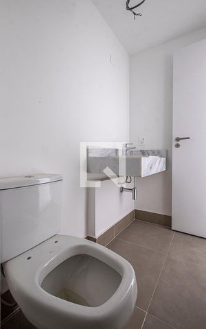Studio para alugar com 27m², 1 quarto e 1 vaga Studio para alugar com 27m², 1 quarto e 1 vagaBanheiro