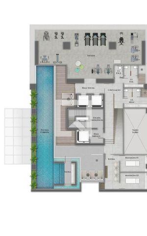 Apartamento à venda com 236m², 4 quartos e sem vaga