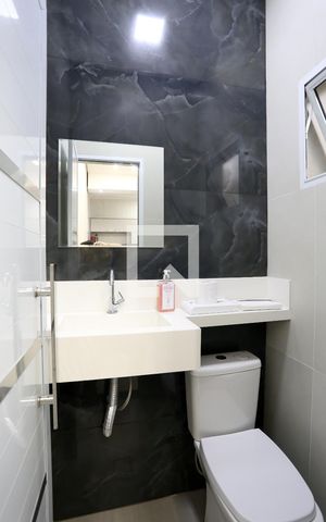 Casa à venda com 278m², 3 quartos e 4 vagasLavabo da Área Gourmet
