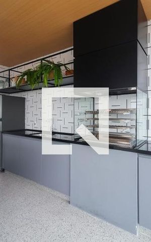 Studio para alugar com 27m², 1 quarto e sem vaga Studio para alugar com 27m², 1 quarto e sem vagaÁrea comum - Espaço Gourmet