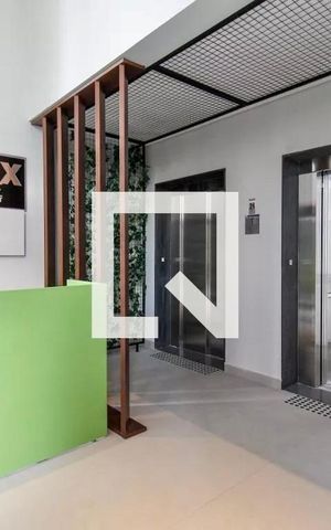Apartamento à venda com 27m², 1 quarto e sem vaga Apartamento à venda com 27m², 1 quarto e sem vagaHall Social Bloco