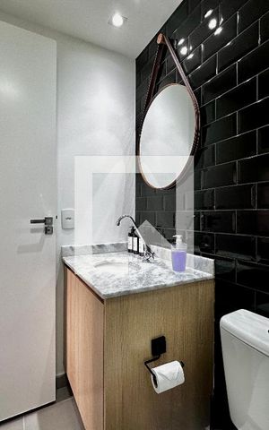 Apartamento à venda com 27m², 1 quarto e sem vaga Apartamento à venda com 27m², 1 quarto e sem vagaBanheiro Suíte