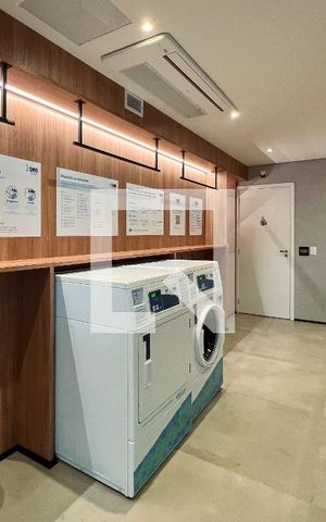 Studio para alugar com 25m², 1 quarto e sem vagaÁrea comum - Lavanderia