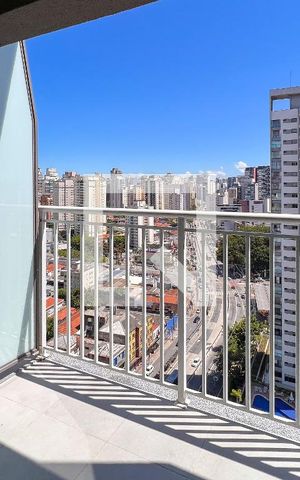 Apartamento à venda com 26m², 1 quarto e sem vagaSacada
