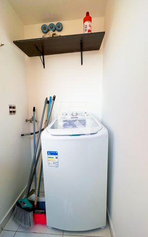 Apartamento para alugar com 80m², 1 quarto e 1 vagaLavabo