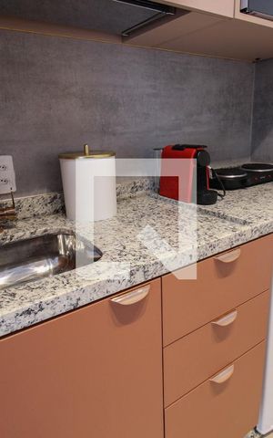 Studio à venda com 26m², 1 quarto e sem vaga Studio à venda com 26m², 1 quarto e sem vagaCozinha