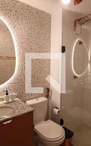 Studio à venda com 26m², 1 quarto e sem vaga Studio à venda com 26m², 1 quarto e sem vagaBanheiro