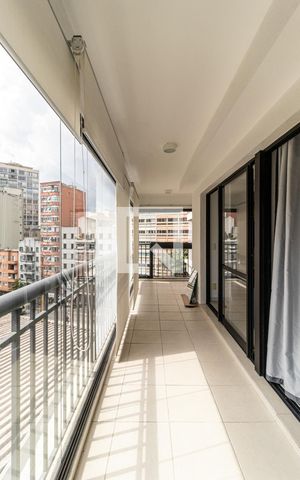 Apartamento à venda com 42m², 1 quarto e 1 vagaVaranda