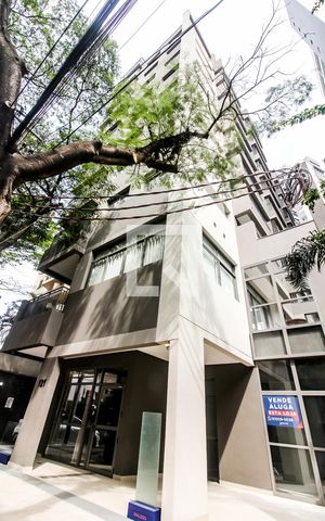 Studio para alugar com 22m², 1 quarto e sem vaga Studio para alugar com 22m², 1 quarto e sem vagaFachada e portaria