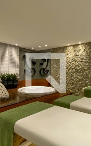 Apartamento para alugar com 40m², 1 quarto e 1 vagaSauna