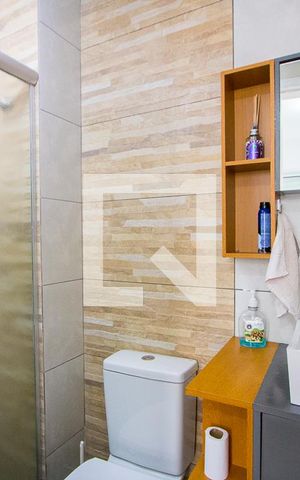 Apartamento à venda com 67m², 3 quartos e 1 vagaBanheiro do quarto 1
