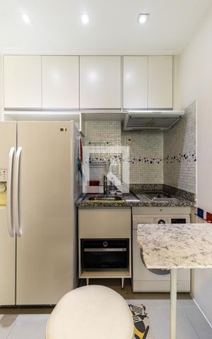 Studio à venda com 21m², 1 quarto e sem vagaCozinha