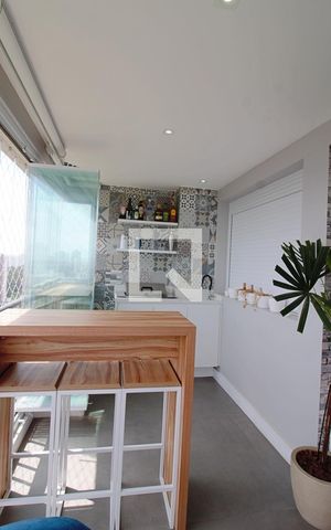 Apartamento à venda com 90m², 3 quartos e 3 vagas Apartamento à venda com 90m², 3 quartos e 3 vagasVaranda gourmet