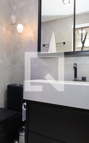 Apartamento para alugar com 78m², 1 quarto e 2 vagasBanheiro da Suíte
