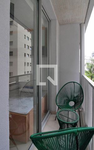 Studio à venda com 21m², 1 quarto e sem vagaVaranda