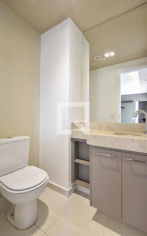 Apartamento para alugar com 53m², 1 quarto e 1 vagaLavabo