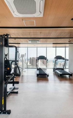 Studio à venda com 26m², 1 quarto e sem vaga Studio à venda com 26m², 1 quarto e sem vagaAcademia