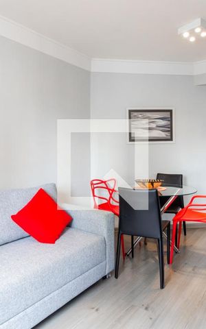 Apartamento para alugar com 45m², 1 quarto e 1 vaga Apartamento para alugar com 45m², 1 quarto e 1 vagaSala
